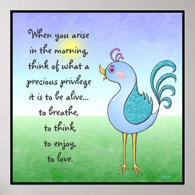 Bra Morgon! Poster (Framsidan)