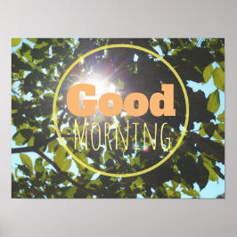 Bra morgon poster
