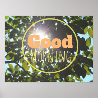 Bra morgon poster