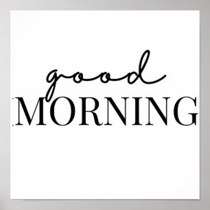 bra morgon poster