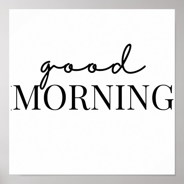 bra morgon poster (Framsidan)