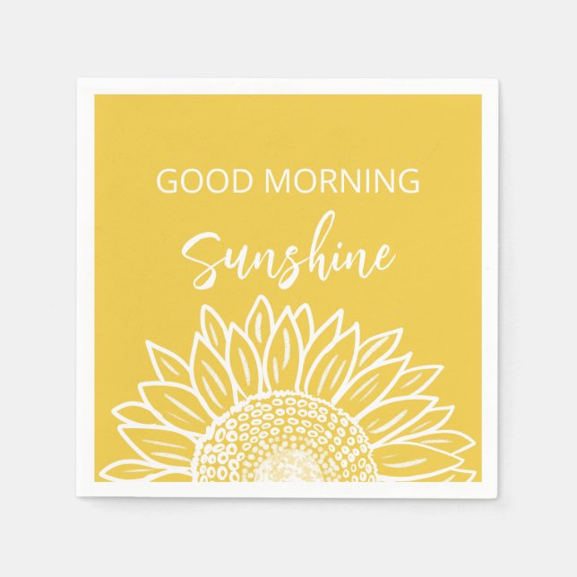 Bra Morgon Solrossolros Pappersservett (Framsidan)