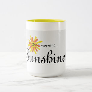 Bra morgon solsken! mugg