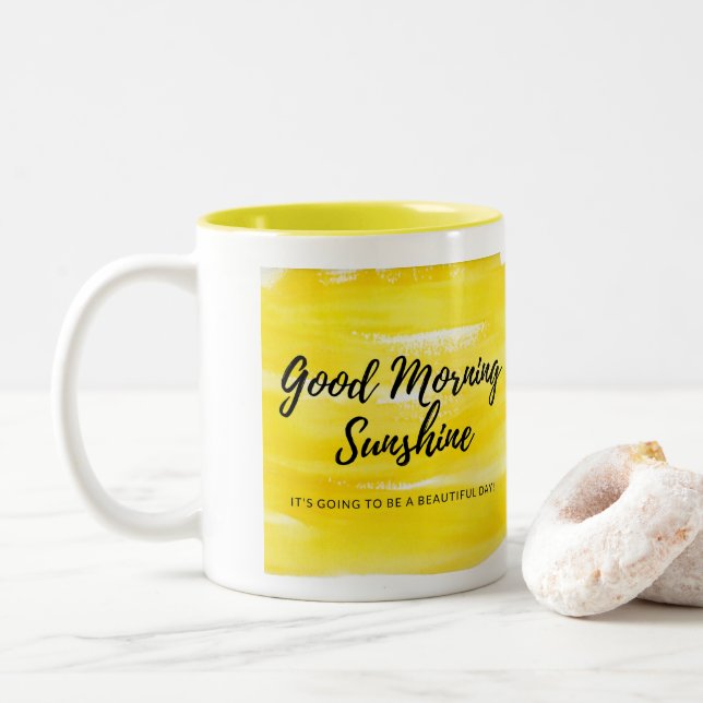Bra morgon Sunshine 11oz mugg (Med munk)