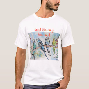 Bra Morgon Sunshine Budgie Wildlife T Shirt
