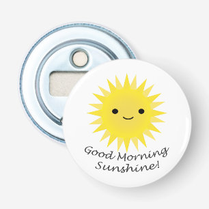 Bra Morgon Sunshine Cute Kawaii Sol Flasköppnare