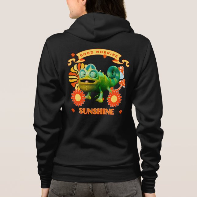 Bra Morgon Sunshine Funny Chameleon T Shirt (Baksida)