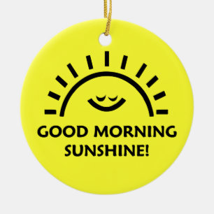 Bra Morgon Sunshine Julgransprydnad Keramik