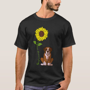 Bra Morgon Sunshine Kärlek My Boxer Hund Mamma T Shirt