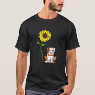 Bra Morgon Sunshine Kärlek My English Bulldog Hund T Shirt