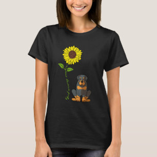 Bra Morgon Sunshine Kärlek My Rottweiler Hund Mamm T Shirt
