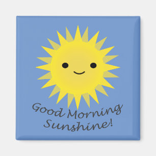 Bra Morgon Sunshine Kawaii Sol Magnet
