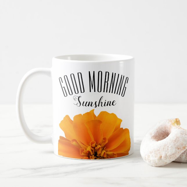 Bra Morgon Sunshine Marigold Kaffemugg (Med munk)