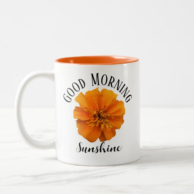 Bra Morgon Sunshine Marigold Två-Tonad Mugg (Vänster)