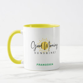 Bra Morgon Sunshine Personlig mugg