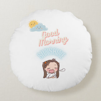 Bra Morgon Sunshine Pillow Rund Kudde