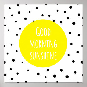 Bra Morgon Sunshine   POLKA DOTS POSTER