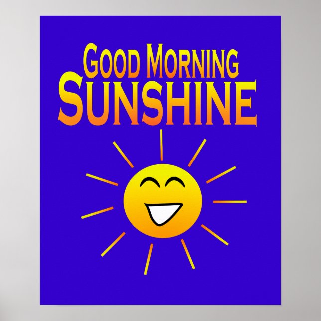 Bra Morgon Sunshine Poster (Framsidan)