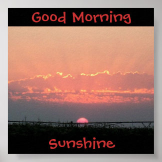 Bra Morgon Sunshine Poster