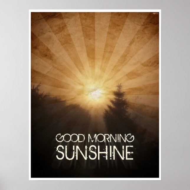 Bra Morgon Sunshine Poster (Framsidan)