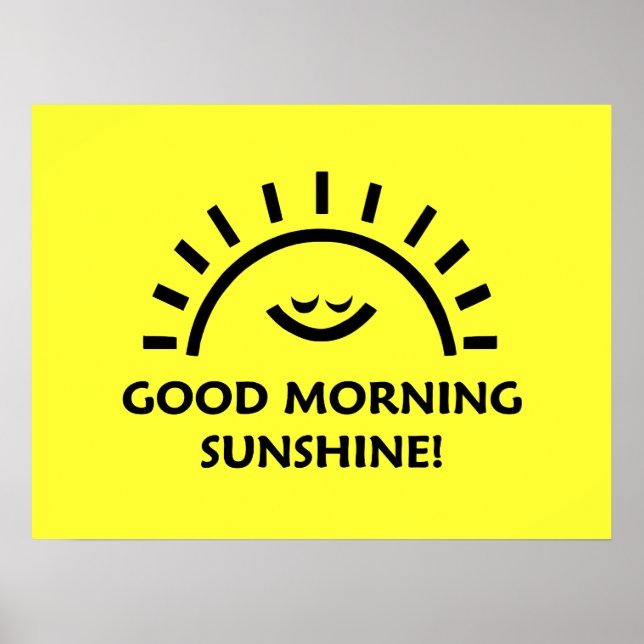 Bra Morgon Sunshine Poster (Framsidan)
