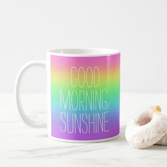 Bra Morgon Sunshine Rainbow Mugg (Med munk)