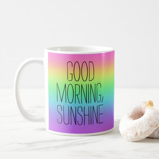 Bra Morgon Sunshine Rainbow Mugg (Med munk)
