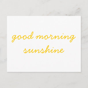 Bra Morgon Sunshine Vykort