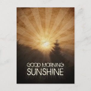 Bra Morgon Sunshine Vykort