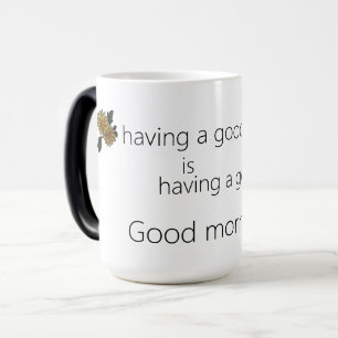 Bra morgon! Tvåtonig Mugg, 15 oz Magisk Mugg
