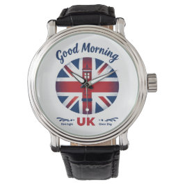 Bra Morgon UK - Union Jack & London Mobil Box Armbandsur