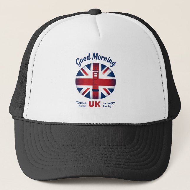 Bra Morgon UK - Union Jack & London Mobil Box Keps (Framsida)