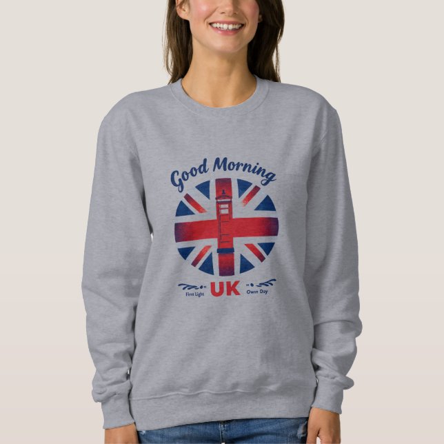 Bra Morgon UK - Union Jack & London Mobil Box T Shirt (Framsida)