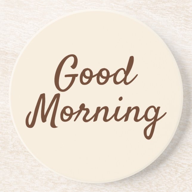 Bra Morgon Underlägg - minimalistiskt Beige Kitche (Framsidan)