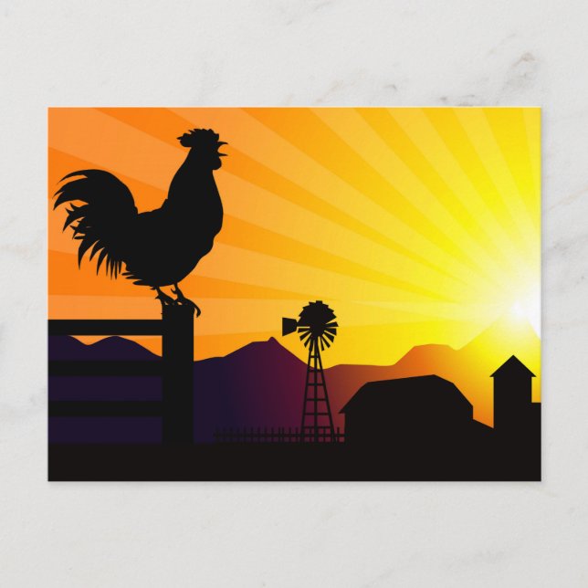 Bra Morgon Vykort (Framsida)