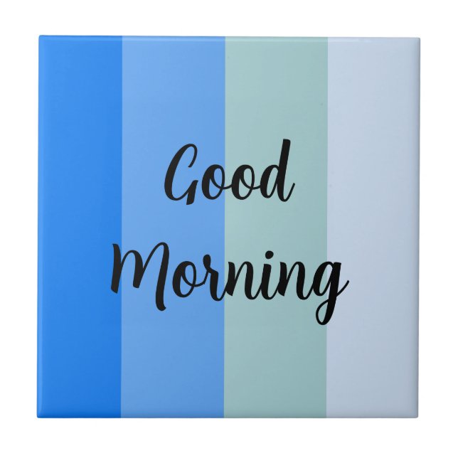 Bra Morgonblåstripe Kakelplatta (Framsidan)