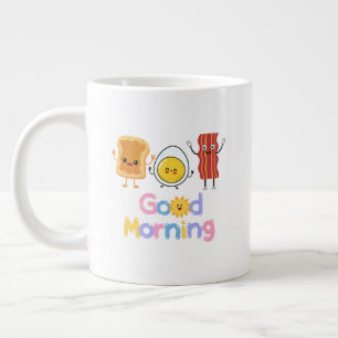 Bra Morgonfrukost 😁 kaffespecialitet mugg Jumbo Mugg
