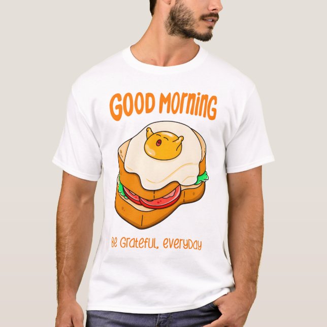 Bra Morgong Egg Yolk T Shirt (Framsida)