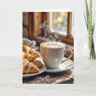 Bra Morgonkaffe med krossanter Kort