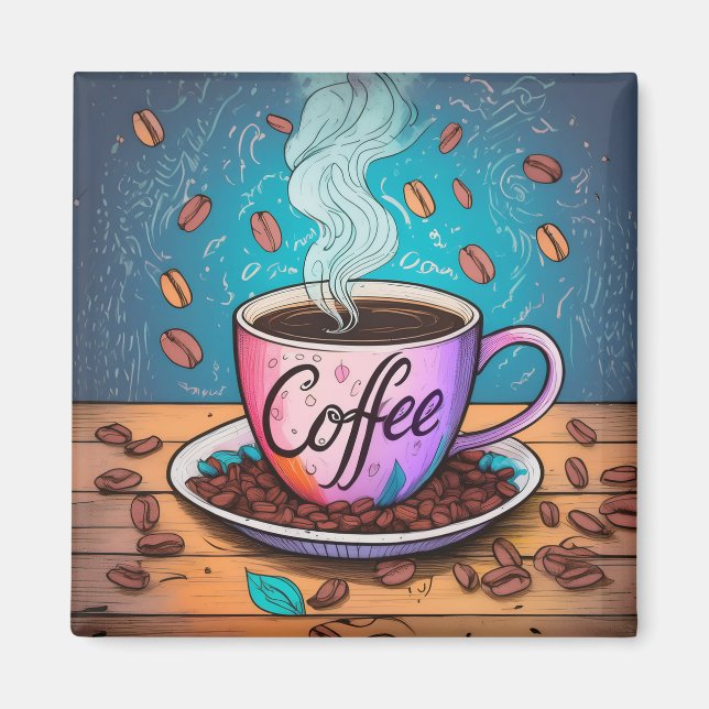 Bra Morgonkaffefridge Magnet (Framsidan)