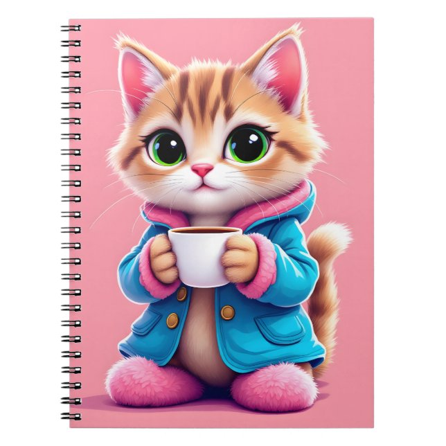 Bra Morgonkitten Anteckningsbok (Framsidan)