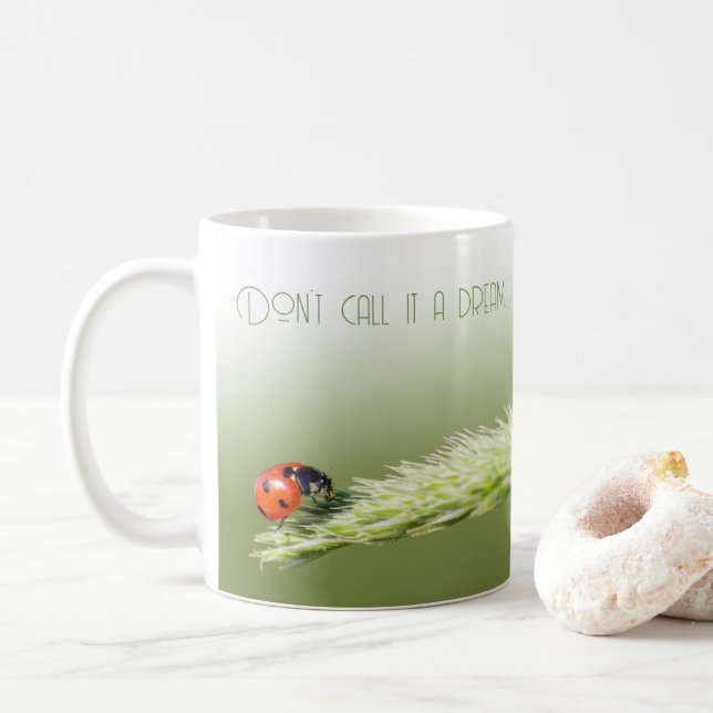 Bra Morgonladybugs motiveringscitattecken Kaffemugg (Med munk)
