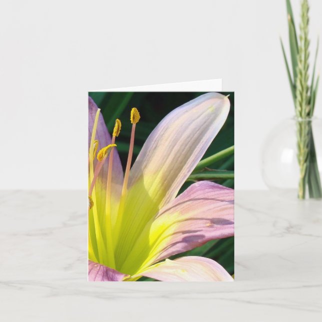 Bra morgonlilja!  Notecard Kort (Framsida)