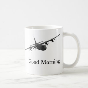 Bra morgonmugg för C-130 Hercules Kaffemugg