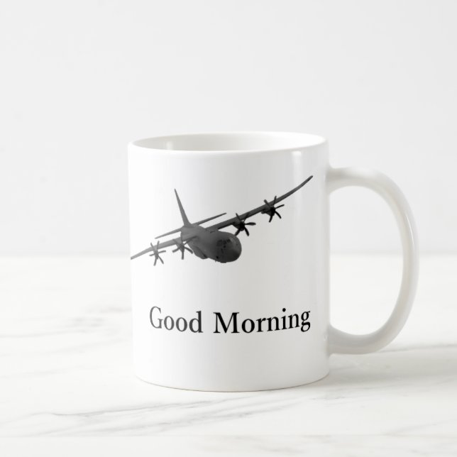 Bra morgonmugg för C-130 Hercules Kaffemugg (Höger)