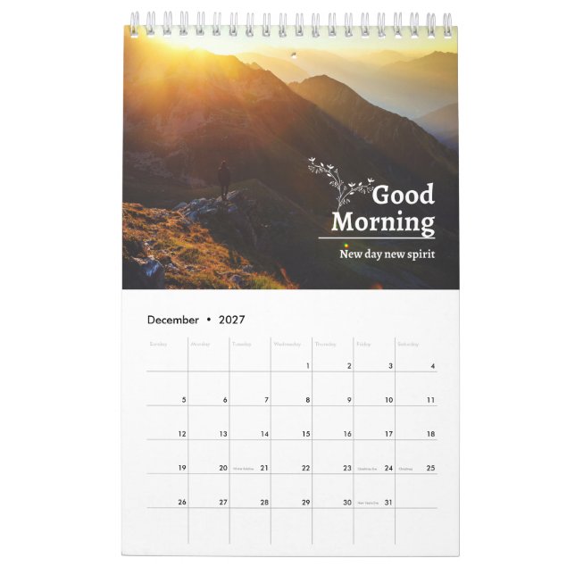 Bra Morgonnaturen Kalender (Dec 2027)