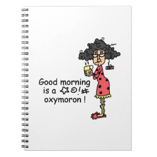 Bra morgonOxymoron Anteckningsbok Med Spiral