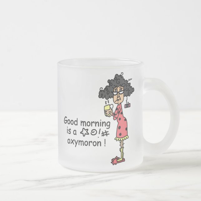 Bra morgonOxymoron Frostad Glasmugg (Höger)