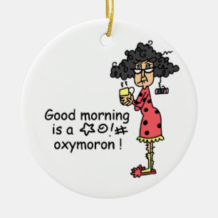 Bra morgonOxymoron Julgransprydnad Keramik