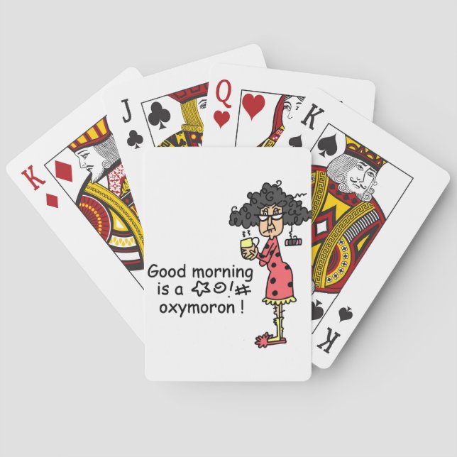 Bra morgonOxymoron Spel Kort (Baksidan)